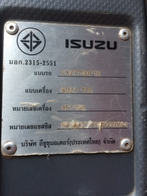 ขาย isuzu fxz360
