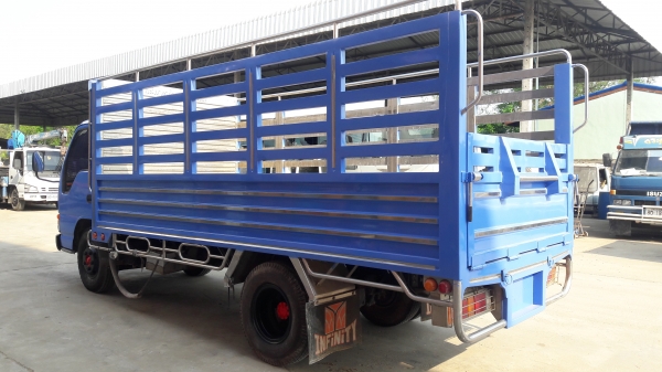 Isuzu Nkr66Lx5T เครื่อง 4HF-120 แรงม้า กระบะสแตนแหลส กว้าง 2.00 ม. ยาว 4.50 ม. ทะเบียนพร้อมโอน