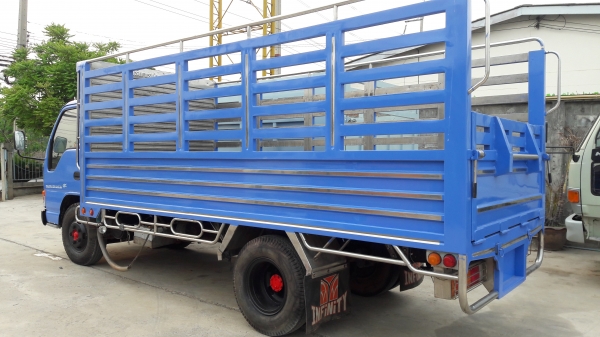 Isuzu Nkr66Lx5T เครื่อง 4HF-120 แรงม้า กระบะสแตนแหลส กว้าง 2.00 ม. ยาว 4.50 ม. ทะเบียนพร้อมโอน