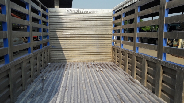 Isuzu Nkr66Lx5T เครื่อง 4HF-120 แรงม้า กระบะสแตนแหลส กว้าง 2.00 ม. ยาว 4.50 ม. ทะเบียนพร้อมโอน