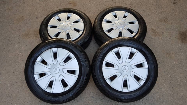 ขายล้อกระทะพร้อมยางขอบ14 4ล้อ ราคา 3,000 บาท