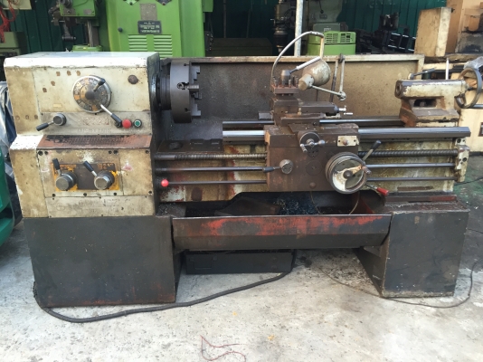 ขายกลึง6ฟุตนิ้วมิลไม่เปลี่ยนเฟือง3เพลาพร้อมใช้ราคาถูกๆ