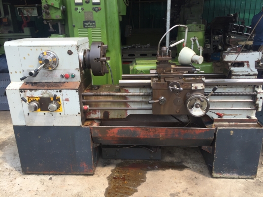 ขายกลึง6ฟุตนิ้วมิลไม่เปลี่ยนเฟือง3เพลาพร้อมใช้ราคาถูกๆ