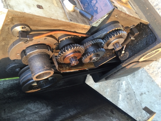 ขายกลึง6ฟุตนิ้วมิลไม่เปลี่ยนเฟือง3เพลาพร้อมใช้ราคาถูกๆ