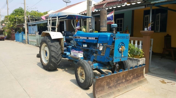 ขายFORD 6600 เครื่องเสื้อลาย เครื่องดี เกยร์ไม่หลุด ระบบไฮดรอลิคดี อุปกรณ์มีดันหน้า ผาน3