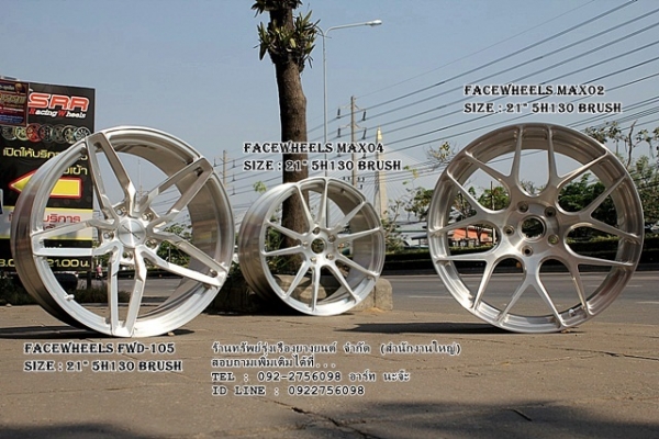 ขายล้อแท้ FACE WHEELS ล้อฟอจแท้ขอบ21 ใส่ PORSCHE