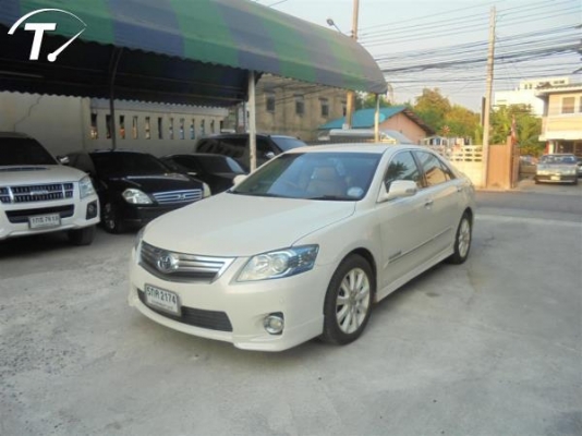 TOYOTA CAMRY 2.4 HYBRIDE โฉม camry 2006 สีขาว เกียร์ออโต้ TOYOTA CAMRY 2.4 HYBRIDE โฉม camry 2006 สีขาว เกียร์ออโต้