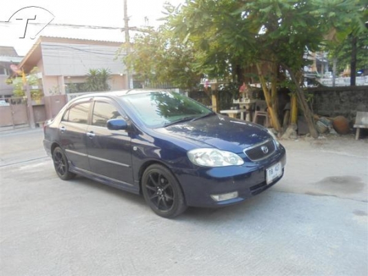 TOYOTA COROLLA ALTIS 1.8 E โฉม altis ตัวใหญ่ ปี 2001-2007 สีน้ำเงิน เกียร์ออโต้