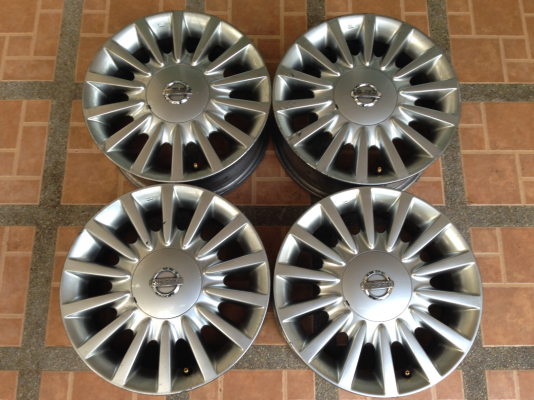 ล้อแท้ติดรถ Nissan Teana J31 ขอบ16 สภาพเดิม ไม่มีซ่อม ราคาไม่แพง