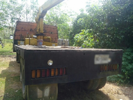 สิบล้อหัวยาว เพลาเดียว ติดเครน3 ตัน  พร้อมใช้งาน   เล่มพร้อม...