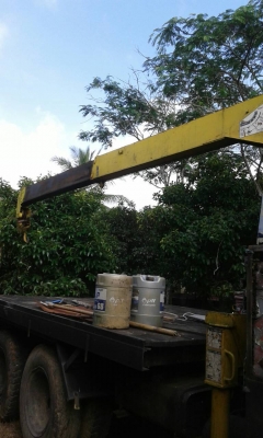 สิบล้อหัวยาว เพลาเดียว ติดเครน3 ตัน  พร้อมใช้งาน   เล่มพร้อม...