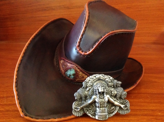 ขายหัวเข็มขัดอินเดี่ยน ปี 1981 Vintage U.S.A.