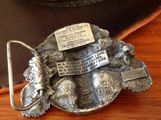 ขายหัวเข็มขัดอินเดี่ยน ปี 1981 Vintage U.S.A.