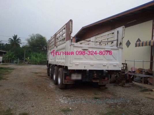 ขายรถบรรทุก HINO FM2PNPD เฟืองช้า เครื่อง P11C- 320 แรง 2 เพลา ปี 48 กระบะสามมิตรไม่ดัมพ์ มีระบบลากพ่วง ยางดี ทะเบียนพร้อม