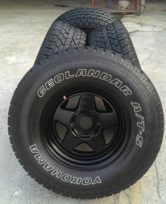 ขายยางAll265/70/16พร้อมล้อลายBreadley V2