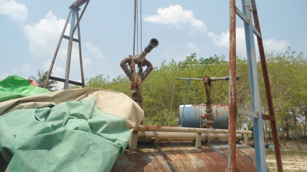 ขายถังน้ำราคาเบาๆ พร้อมอุปกรณ์ ครบ เครื่องยนต์ นิสสัน 6สูบ ปั้ม4นิ้ว พร้อมหัวยิง