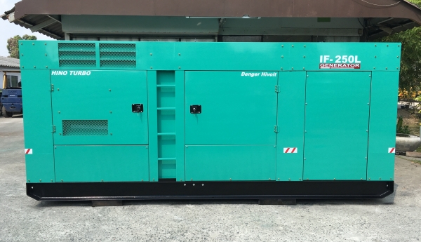 เครื่องปั่นไฟHINO IF 250 Kva.รับประกัน 12 เดือน