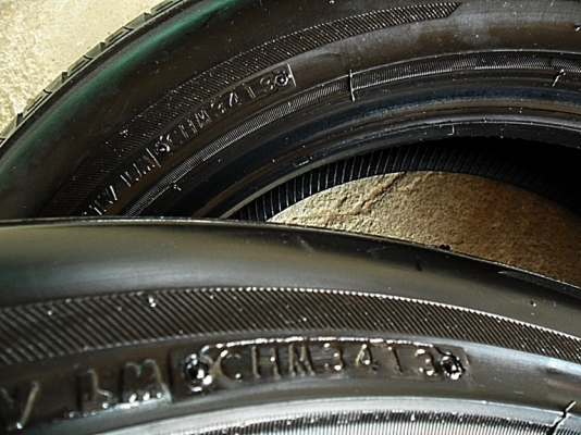 ยางขอบ17 บริดสโตน 215-55-R17ลงพื้นปี14 (4เส้น3,500)