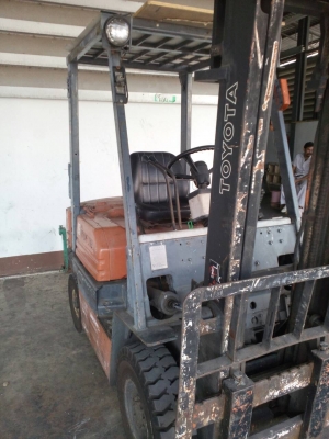 TOYOTA FG15-5 เครื่องเบนซิน  สภาพดี  พร้อมลงงานหนักสบาย