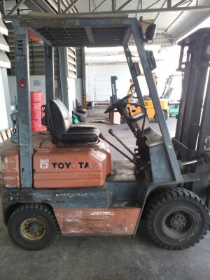 TOYOTA FG15-5 เครื่องเบนซิน  สภาพดี  พร้อมลงงานหนักสบาย