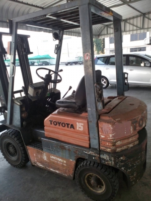 TOYOTA FG15-5 เครื่องเบนซิน  สภาพดี  พร้อมลงงานหนักสบาย