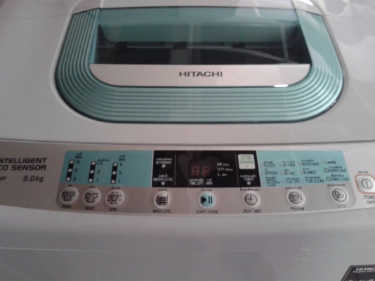 ขายเครื่องซักผ้าใหม่ ฮฺิติชิ ออโต้ 8 กก.