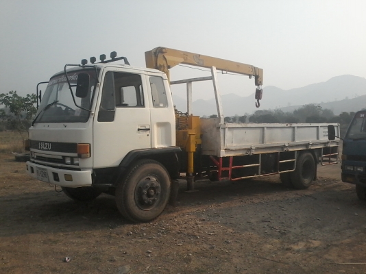 ขายรถบรรทุก 6 ล้อ ISUZU  ร็อกกี้ ติดเครน TADANO 3 ตัน 3 ปลอก 2 ชัก