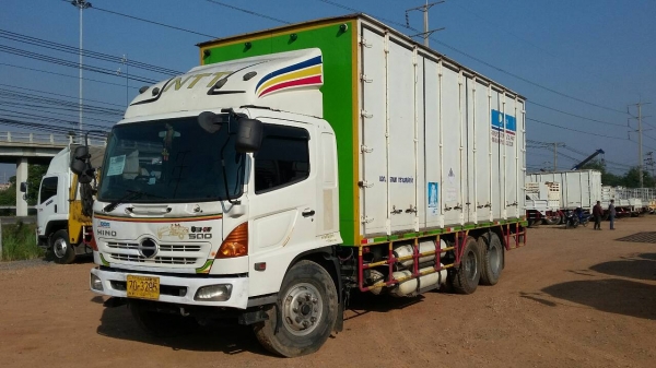 ขายสด-ผ่อน รถ10 ล้อตู้แห้ง 10 บาน HINO/ FL1J/212 แรงม้า/ติด NGV แท้โรงงาน