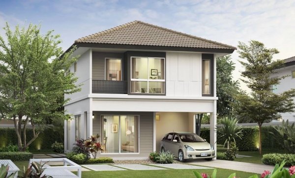 ขายบ้านเดี่ยว 2 ชั้น หมู่บ้านอินิซิโอ พระราม 2 เนื้อที่ 50 ตร.ว.