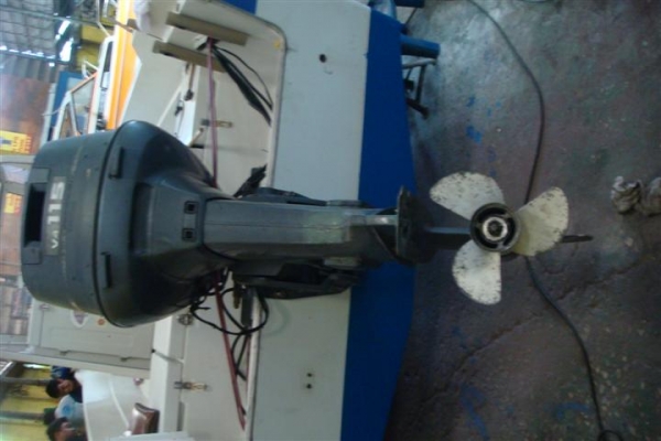 ขายเรือตกปลา yanmar 24ฟุต เครื่อง yamaha 115