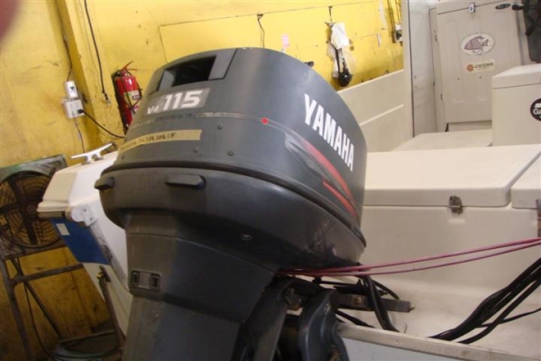 ขายเรือตกปลา yanmar 24ฟุต เครื่อง yamaha 115