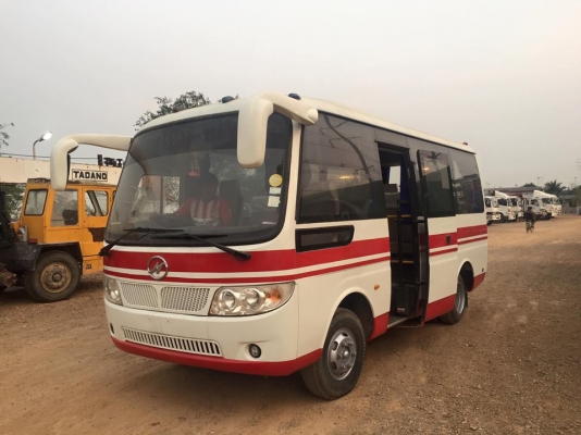 รถมินิบัส 18 ที่นั่ง/ยี่ห้อ HIGER/ติด NGV 4 ถัง/เบาะกำมะหยี่/แอร์แขวน/ยาว 6 เมตร