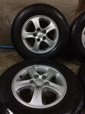 แม็ก Mitsubishi Triton ยาง 215-70-15 แม็ก Mitsubishi Triton ยาง 215-70-15