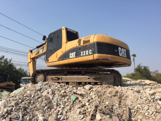 ขายรถแบ็คโฮ CAT 320C ใช้งานมาแล้ว 8,538ช.ม.