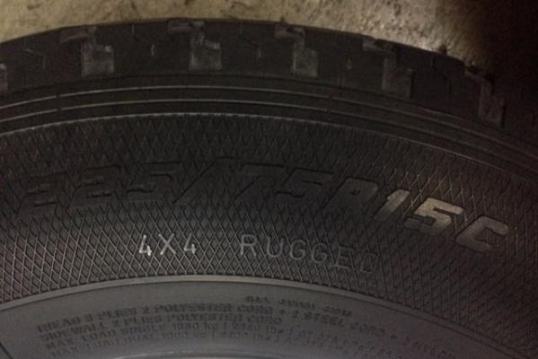 แม็กขอบ15 IZUSU พร้อมยาง 225-75-15