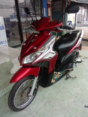 Honda Click 110i สีแดง รถปี52 รถเดิมๆพร้อมใช้งาน ราคาถูกครับ