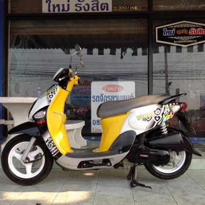 Yamaha Fiore ลายใหม่ล่าสุด รถปี55 หัวฉีดประหยัดน้ำมัน ราคาถูกครับ