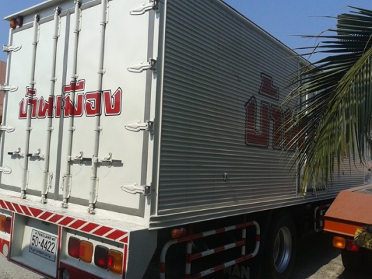 ขายรถ6ล้อตู้แห้ง4บาน HINO FG8JPLA ปี2013 เครื่อง212แรงม้า ตู้ยาว7.30เมตร