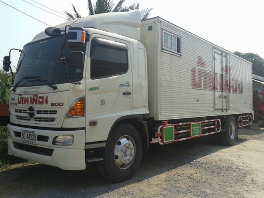 ขายรถ6ล้อตู้แห้ง4บาน HINO FG8JPLA ปี2013 เครื่อง212แรงม้า ตู้ยาว7.30เมตร