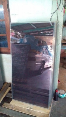 ขายแผงโซล่าเซลล์ชนิดอะมอฟัสไวแสงสูง44โวลล์40วัตรแผงละ1650บาท