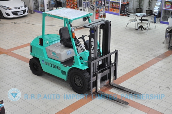 ขายรถโฟล์คลิฟท์มือสอง MITSUBISHI รุ่น FD35-00409 ราคา 430,000 บาท นำเข้าจากประเทศญี่ปุ่น 100\% ไม่เคยใช้งานในประเทศไทย
