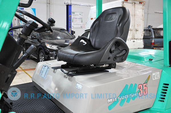 ขายรถโฟล์คลิฟท์มือสอง MITSUBISHI รุ่น FD35-00409 ราคา 430,000 บาท นำเข้าจากประเทศญี่ปุ่น 100\% ไม่เคยใช้งานในประเทศไทย