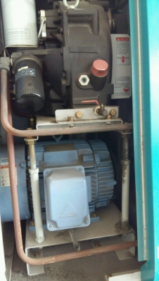 ปั้มลมสกรู 20 แรง hanshin  สภาพนางฟ้าเลย ใช้งานมา 1 ปี