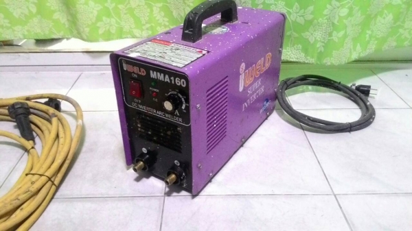 ตู้เชื่อม ยี่ห้อ IWELD ระบบซุปเปอร์อินเวอร์เตอร์ ขนาด 160 แอมป์ สภาพพร้อมใช้งานครับ ตู้เชื่อม ยี่ห้อ IWELD ระบบซุปเปอร์อินเวอร์เตอร์ ขนาด 160 แอมป์ สภาพพร้อมใช้งานครับ