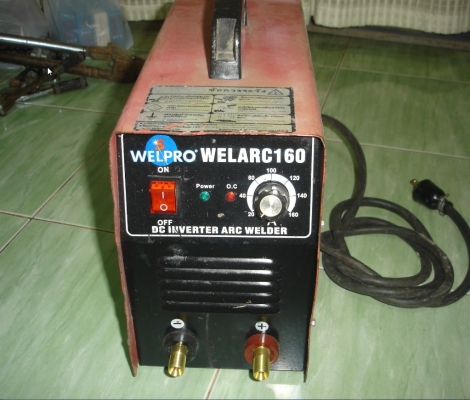 ขายเครื่องเชื่อมไฟฟ้าอินเวอร์เตอร์ welpro ขนาด 160 แอมป์ อุปกรณ์ครบ พร้อมใช้งานครับ