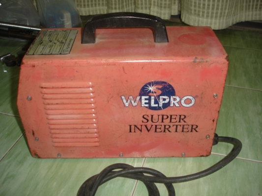 ขายเครื่องเชื่อมไฟฟ้าอินเวอร์เตอร์ welpro ขนาด 160 แอมป์ อุปกรณ์ครบ พร้อมใช้งานครับ