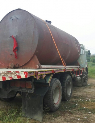 สิบล้อ ฮีโน่ KT925 EH700เพาเดียว บรรทุกถังน้ำ 16,000ลิต สภาพดีสวยพร้อมใช้ วางหัว FL18 แจ้งเข้าเล่มแล้ว ทะเบียนพร้อมโอน