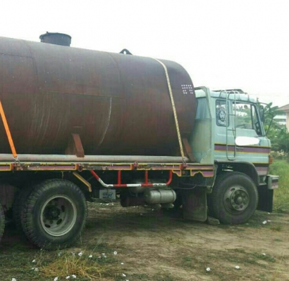 สิบล้อ ฮีโน่ KT925 EH700เพาเดียว บรรทุกถังน้ำ 16,000ลิต สภาพดีสวยพร้อมใช้ วางหัว FL18 แจ้งเข้าเล่มแล้ว ทะเบียนพร้อมโอน