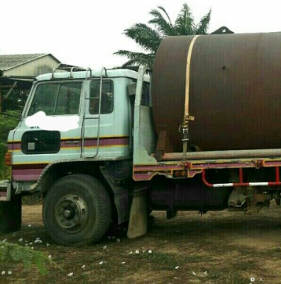 สิบล้อ ฮีโน่ KT925 EH700เพาเดียว บรรทุกถังน้ำ 16,000ลิต สภาพดีสวยพร้อมใช้ วางหัว FL18 แจ้งเข้าเล่มแล้ว ทะเบียนพร้อมโอน