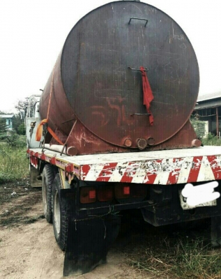 สิบล้อ ฮีโน่ KT925 EH700เพาเดียว บรรทุกถังน้ำ 16,000ลิต สภาพดีสวยพร้อมใช้ วางหัว FL18 แจ้งเข้าเล่มแล้ว ทะเบียนพร้อมโอน